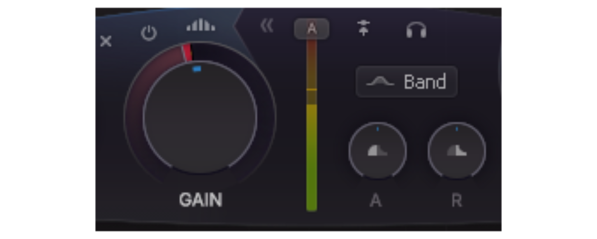 FabFilter Pro-Q 4 threshold menu